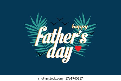 Happy Fathers Day banner background.Promotion and shopping template. Greeting Card Happy Fathers Day 1