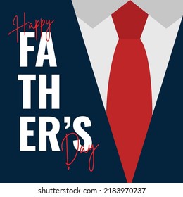 Happy father's day banner design template.