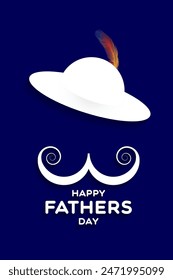 Happy Fathers Day banner or poster 