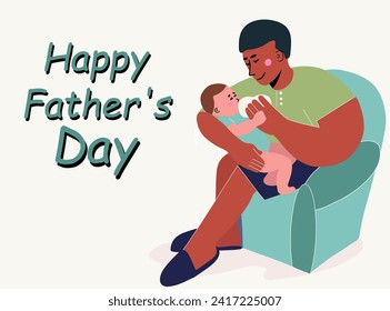 Happy Father's Day banner. Father's Day templates for poster, cover, banner, social media.