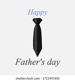 Happy fathers day banner, vector art illustration.