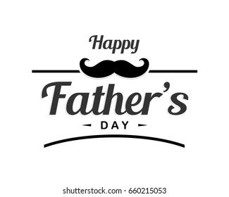 Happy father's day banner and wallpaper illustration vector