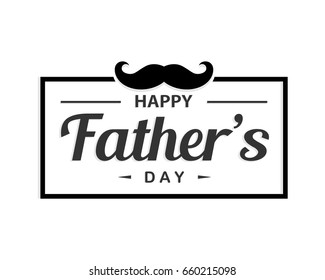 Happy father's day banner and wallpaper illustration vector