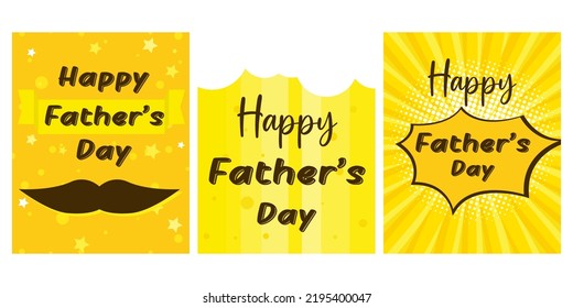 Happy Fathers Day Beer Card. Greeting Superhero Banner For Dad.