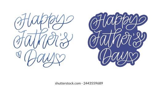 Feliz día de los padres - Mejor papá de todos. Letras sobre papá para camiseta, diseño de camiseta, invitación, web, impresión de taza. Tipografía, gran diseño para cualquier propósito. Plantilla de caligrafía moderna. Cita de celebración. 
