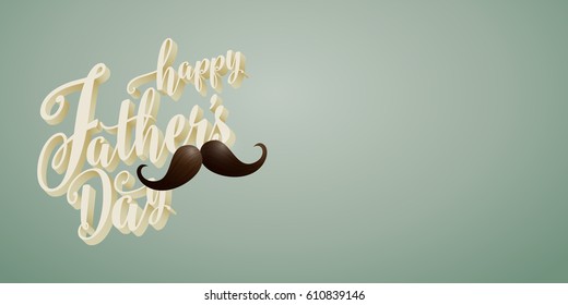 Happy Father's Day blank banner