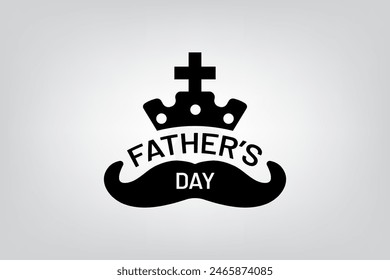 Happy Fathers Day bow tie typography banner. Happy Father’s Day Calligraphy greeting card. Vector illustration.