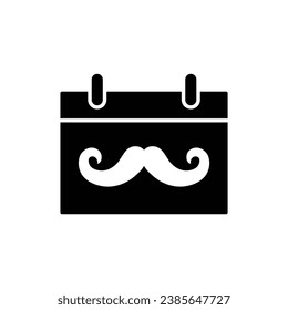 happy father's day calendar icon  vector 