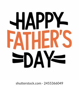 Happy Father's Day calligraphy background for greeting cards, posters, and flyers