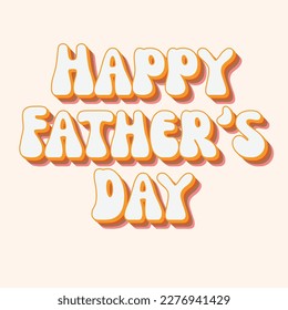 Happy Fathers Day calligraphy light banner. Happy father`s day vector lettering background. Dad my king illustration. ideas for t-shirt. printing