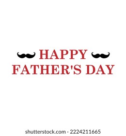 Happy Father's Day Calligraphy Script Over White Texture Background | Happy Fathers Day. Lettering. Holiday Calligraphy Text Design | Happy Fathers Day Poster Letters Emblem and Related Vector Design	