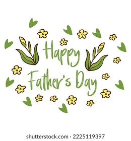 Happy Father's Day Calligraphy Script Over White Texture Background | Happy Fathers Day. Lettering. Holiday Calligraphy Text Design | Happy Fathers Day Poster Letters Emblem and Related Vector Design