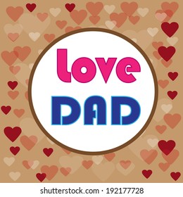 Happy father's day card