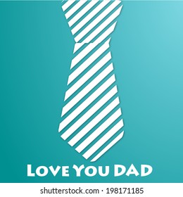 Happy fathers day card.