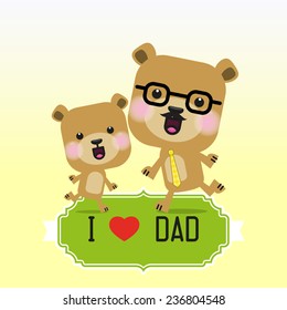 Happy fathers day card