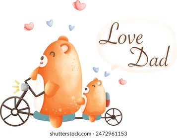 Happy Father's Day, Father's Day Card.