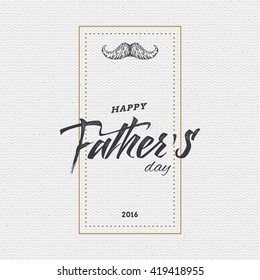 Happy Fathers Day Card.