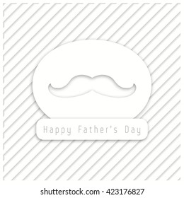 Happy fathers day card.