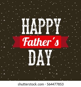 happy father's day card. colorful design. vector illustration