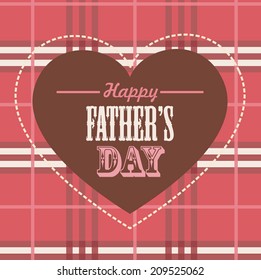 Happy Father's Day card design. vector illustration