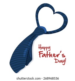 Happy fathers day card design, vector illustration.
