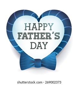 Happy fathers day card design, vector illustration.