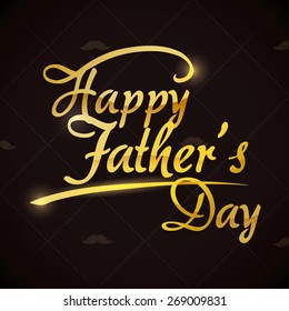 Happy fathers day card design, vector illustration.