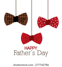 Happy fathers day card design, vector illustration.
