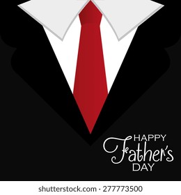 Happy fathers day card design, vector illustration.