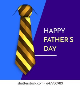 happy fathers day. card design. vector illustration