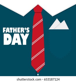 Happy fathers day card design