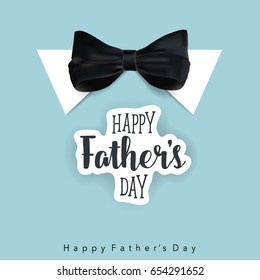 Happy fathers day card design. Vector Illustration.