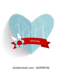 Happy fathers day card design. Vector Illustration.