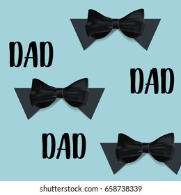 Happy fathers day card design. Vector Illustration.