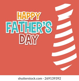 Happy fathers day card  design,vector illustration.