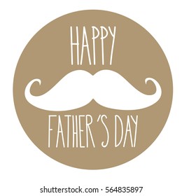 Happy Father's day card full vector elements