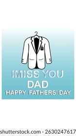 happy fathers day card   greeting card. Vector illustration