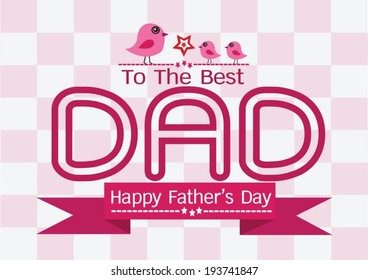 Happy Father's Day card idea design for your DAD