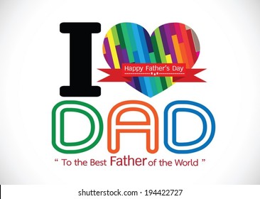 Happy Father's Day card idea design for your DAD
