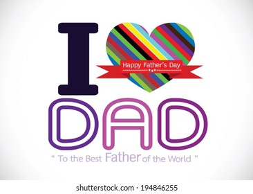 Happy Father's Day card idea design for your DAD