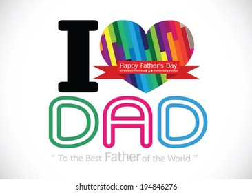 Happy Father's Day card idea design for your DAD