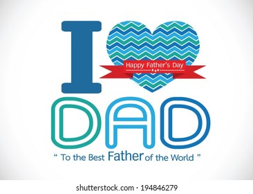 Happy Father's Day card idea design for your DAD