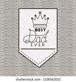 happy fathers day card with king crown