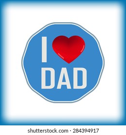 Happy Father's day card and sign vintage retro