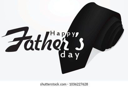 Happy Father's day card. vector illustration