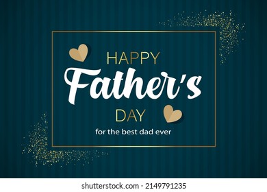 Happy father's day celebration card