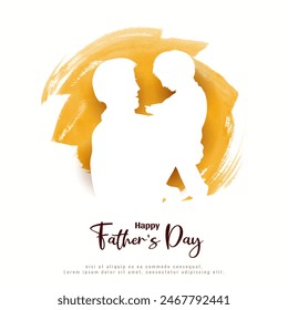 Happy Father's day celebration greeting background illustration vector