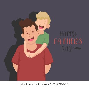 Happy Father's Day Celebration Illustration