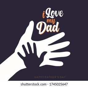 Happy Father's Day Celebration Illustration