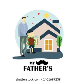 Happy Father's Day Celebration Vector Template Design Illustration